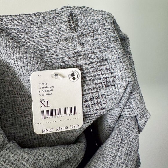 Free People Movement Seamless Shorts in Heather Grey - NWT! - Picture 9 of 12